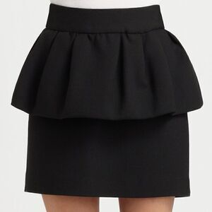 Milliy Of New Yourk black peplum skirt